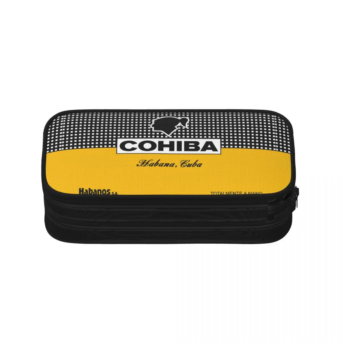 Cuban Cohiba Cigars Pencil Cases Large Storage Pen Bags Pen Box Pencil Pouch For Boys Girls Students Stationery School Office