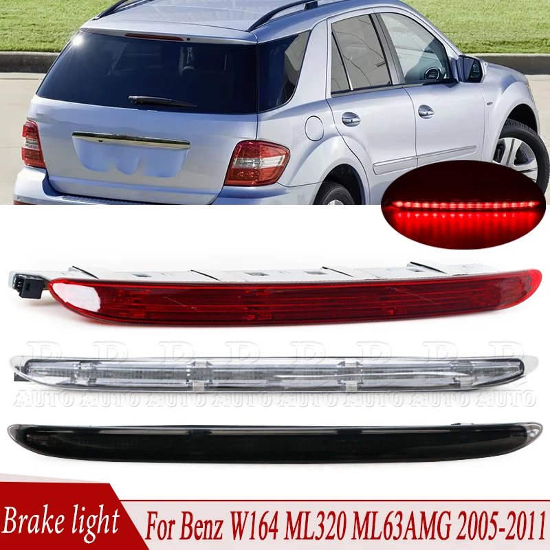R-AUTO 3RD Third Brake Light For Mercedes Benz W164 ML Class ML320 ML350 ML500 ML550 ML63 AMG 2005-2011 Stop Lamp 1648201056