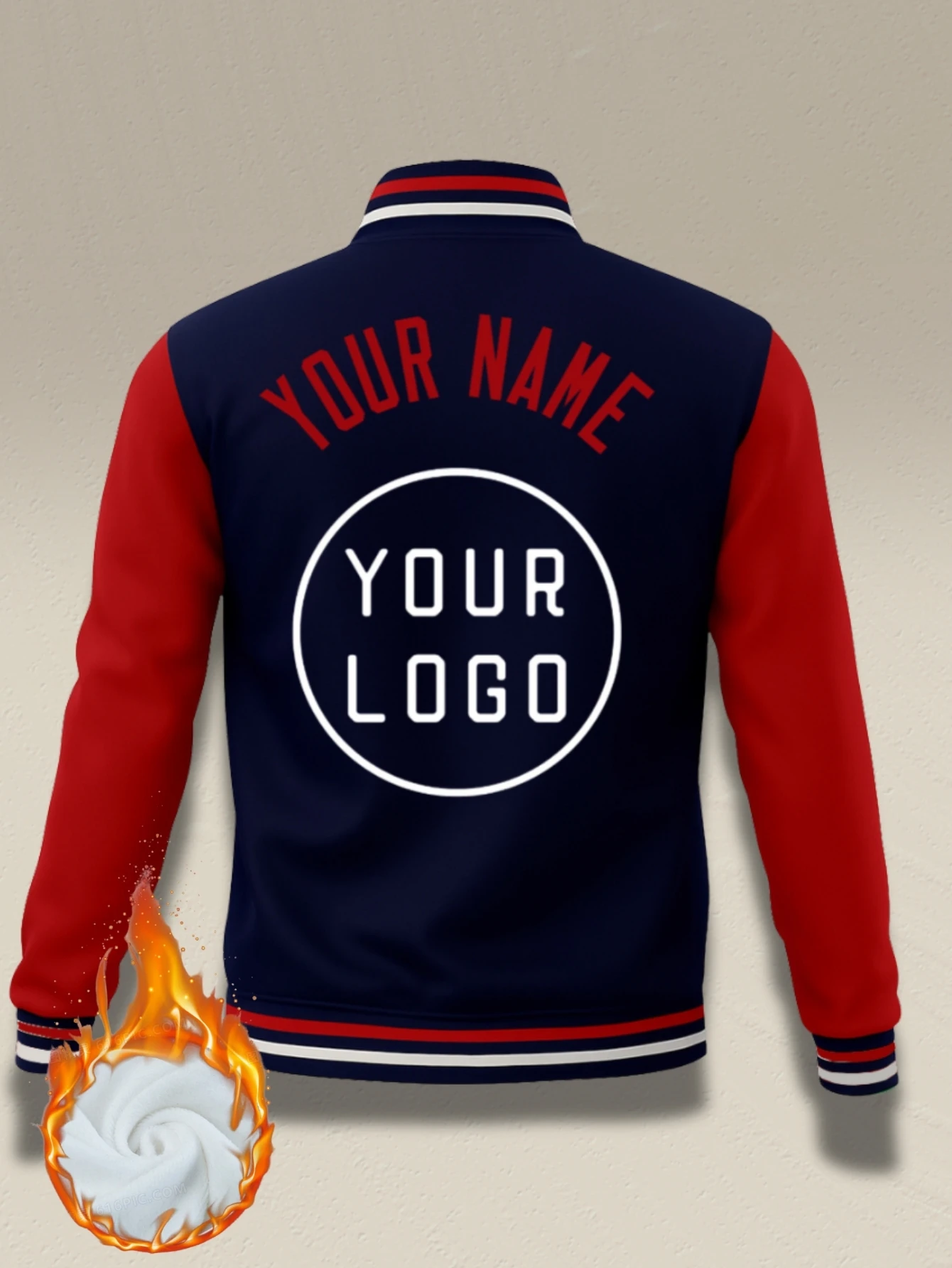 Custom personalise your brand logo print , hiphop baseball jackets,  Funny Christmas Thanksgiving gifts for Friends