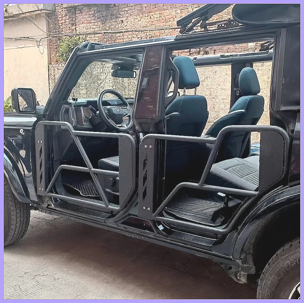 Steel Tubular Half Door  | 4x4 Off-Road Accessory | Durable Auto Parts