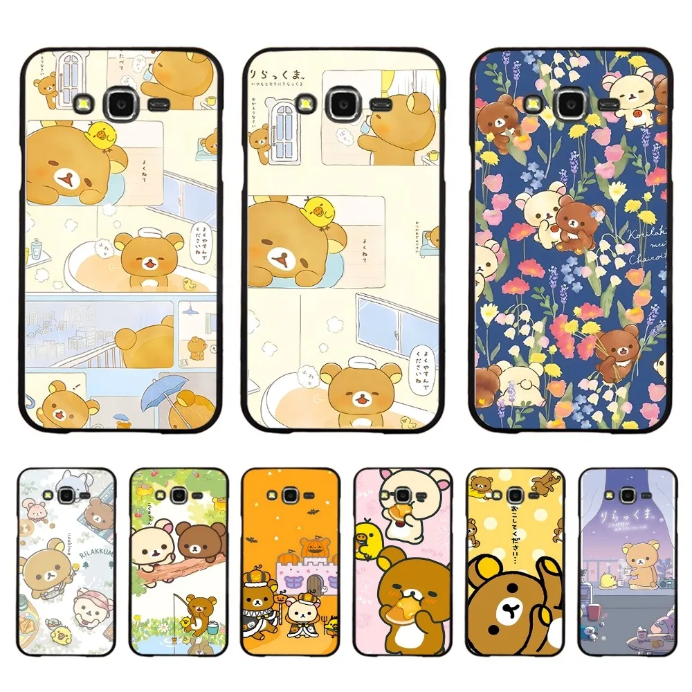 Rilakkuma Phone Case For Samsung J 7 plus 7core J7 neo J6 plus prime J6 J4 J5 Mobile Cover