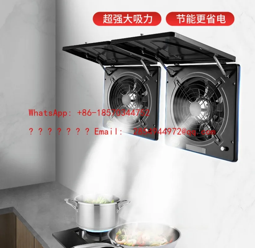 Flip Ventilation Fan Kitchen Fume Exhaust Fan 10 Inch High Power Wall Window Type