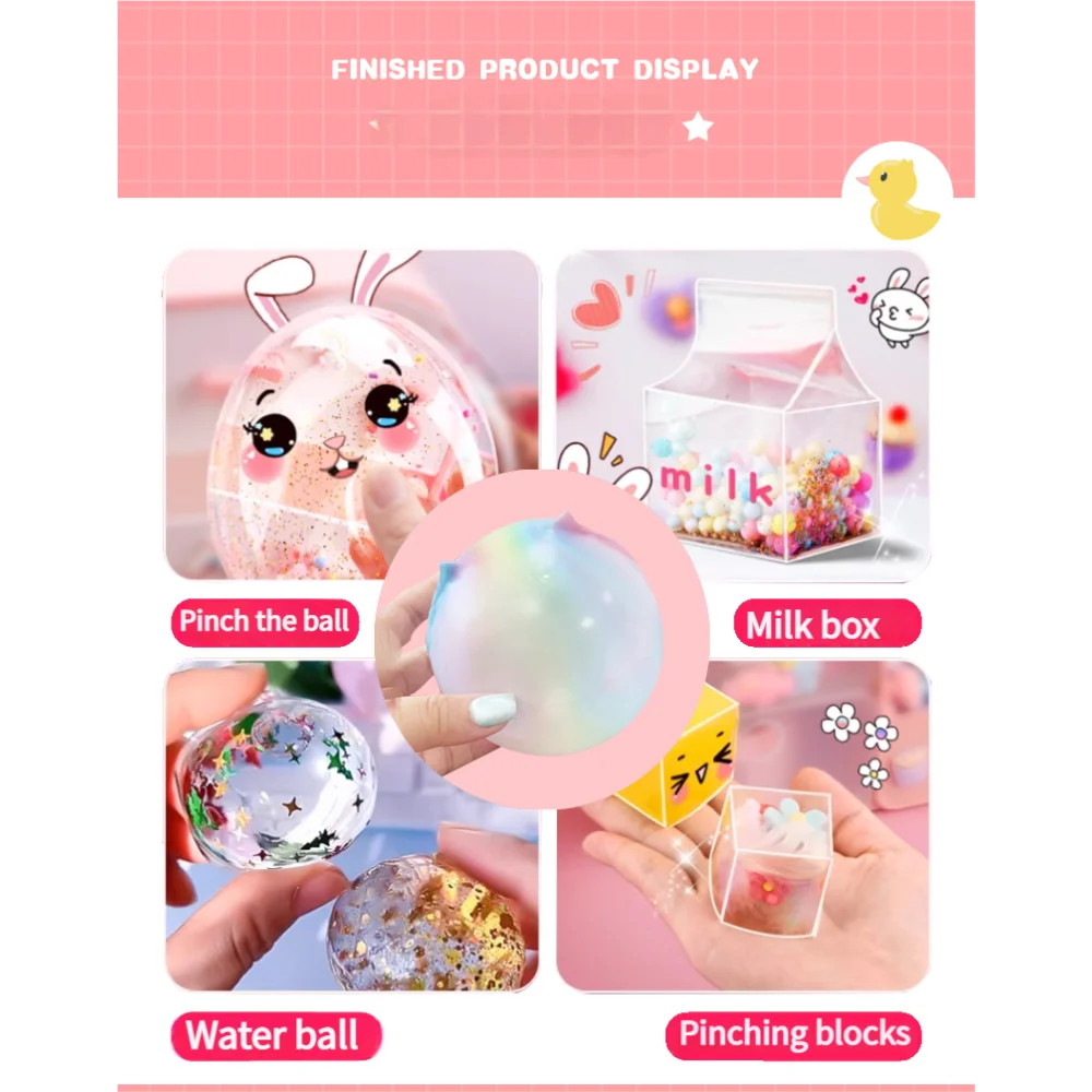 Rainbow Bubble Nano Tape Bubbls Kit Squishy Kits Bloonies Plastic Bubbles Rainbow Balloons Bulk Bubbles