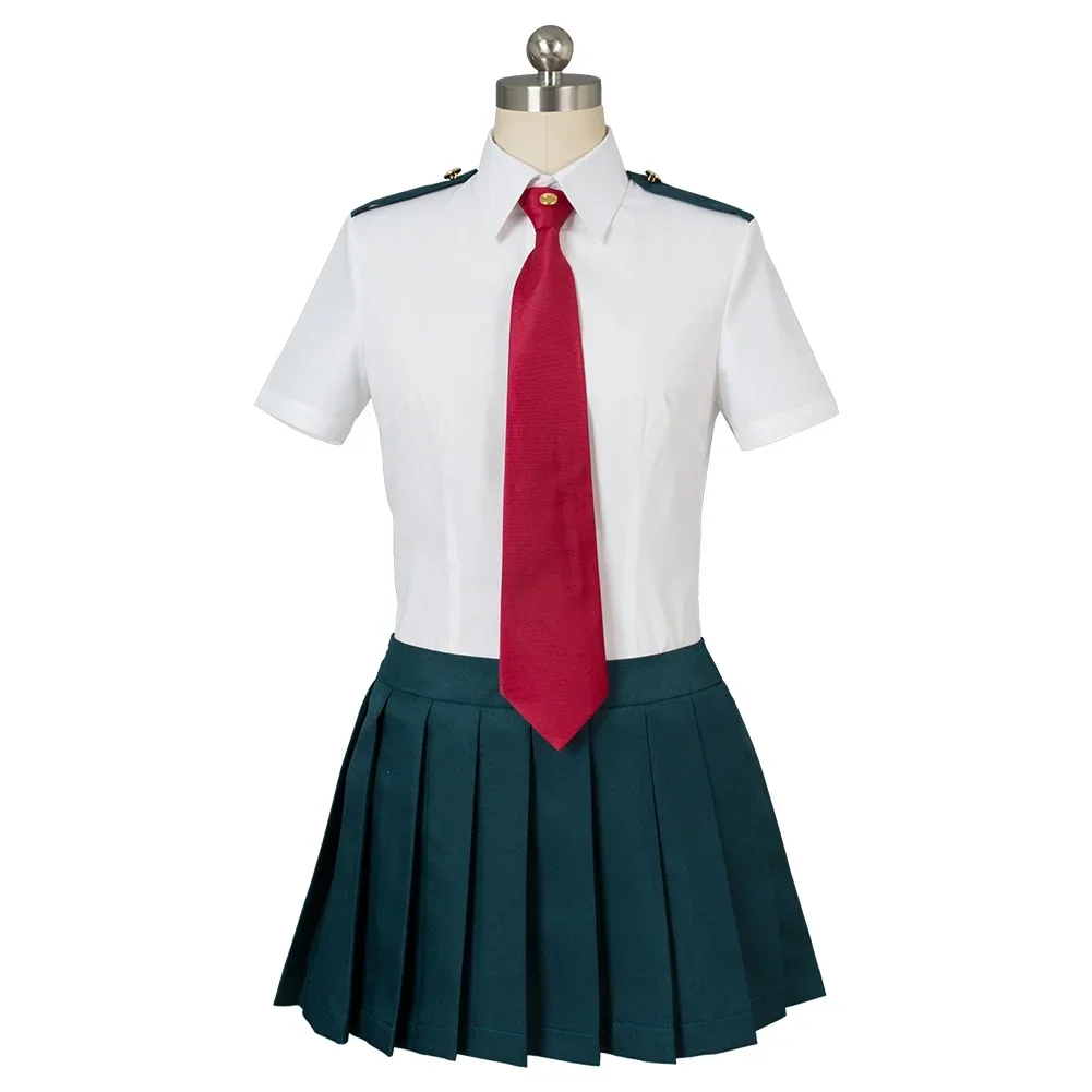 My Hero Academia Cosplay Ochako Uraraka Cosplay Tsuyu Asui Costume Summer Uniform