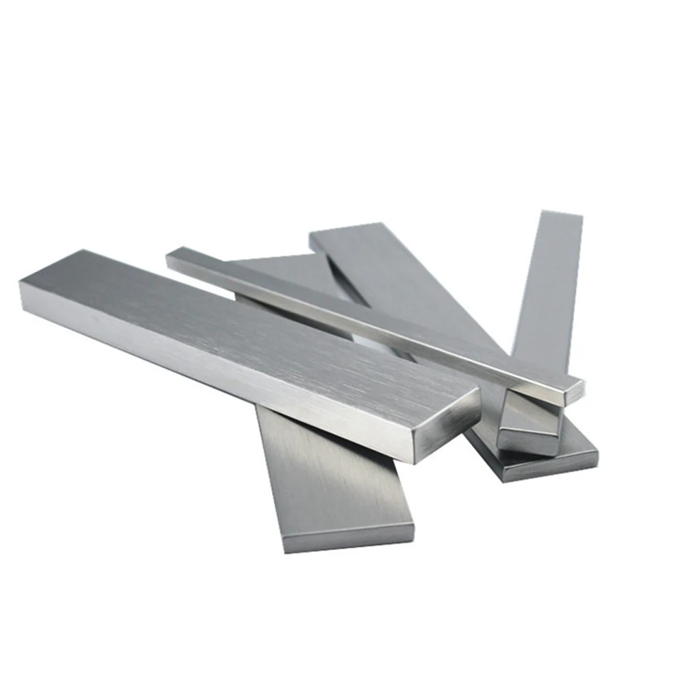 1piece 316 Stainless Steel Bar Plate Rob Length 100 mm Thickness 3/4/5/6/8mm Width 10/15/20/25/30/40/50/60/80mm