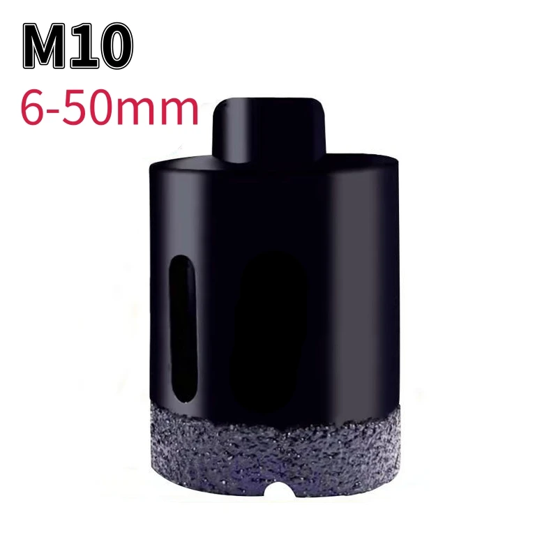 

1PC M10 6-50mm Brazed Angle Grinder Drill Bit Drilling Tools For Glass/Tile And Concrete Drill Bit Tools