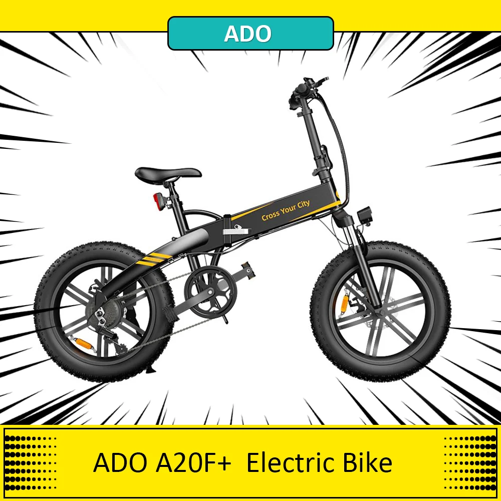 ADO A20F+ Electric Folding Bike Bike 250W  Motor 35Km/h Max Speed 20