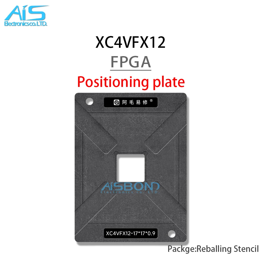 FPGA Reballing Stencil Template For XC4VFX12 XC4VLX15 XC4VLX25-10 11 12SFG363C 363I 10SF363I 11SF363C Positioning Plate Tin Net