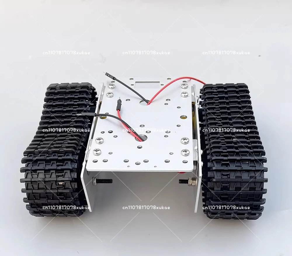

Aluminum Assembled Tank Robot Crawler Chassis TT Motor with Line 3-9v Intelligent Maker