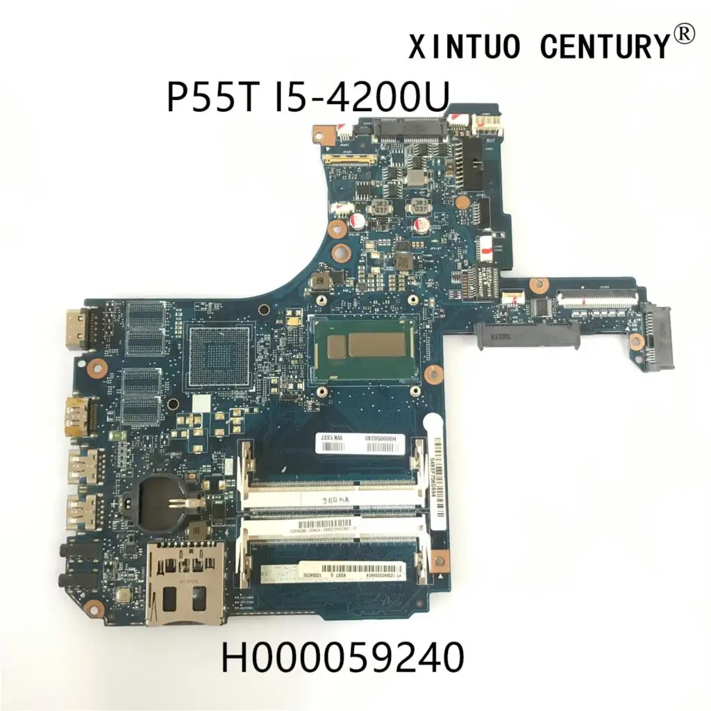 

H000059240 for Toshiba Satellite P55T P55T-A5116 laptop motherboard 69N0C3M6D03-01 motherboard with i5 4200U DDR3 100% test work