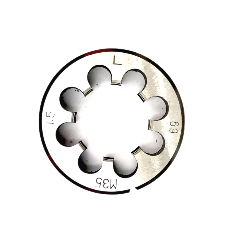 

YRFL HSS 1PCS Metric Thread Right Left Round Die M31 M32 M34 M35 X3.5 X3 X2.5 X2 X1.75 X1.5 X1.25 X1 Screw Threading Dies