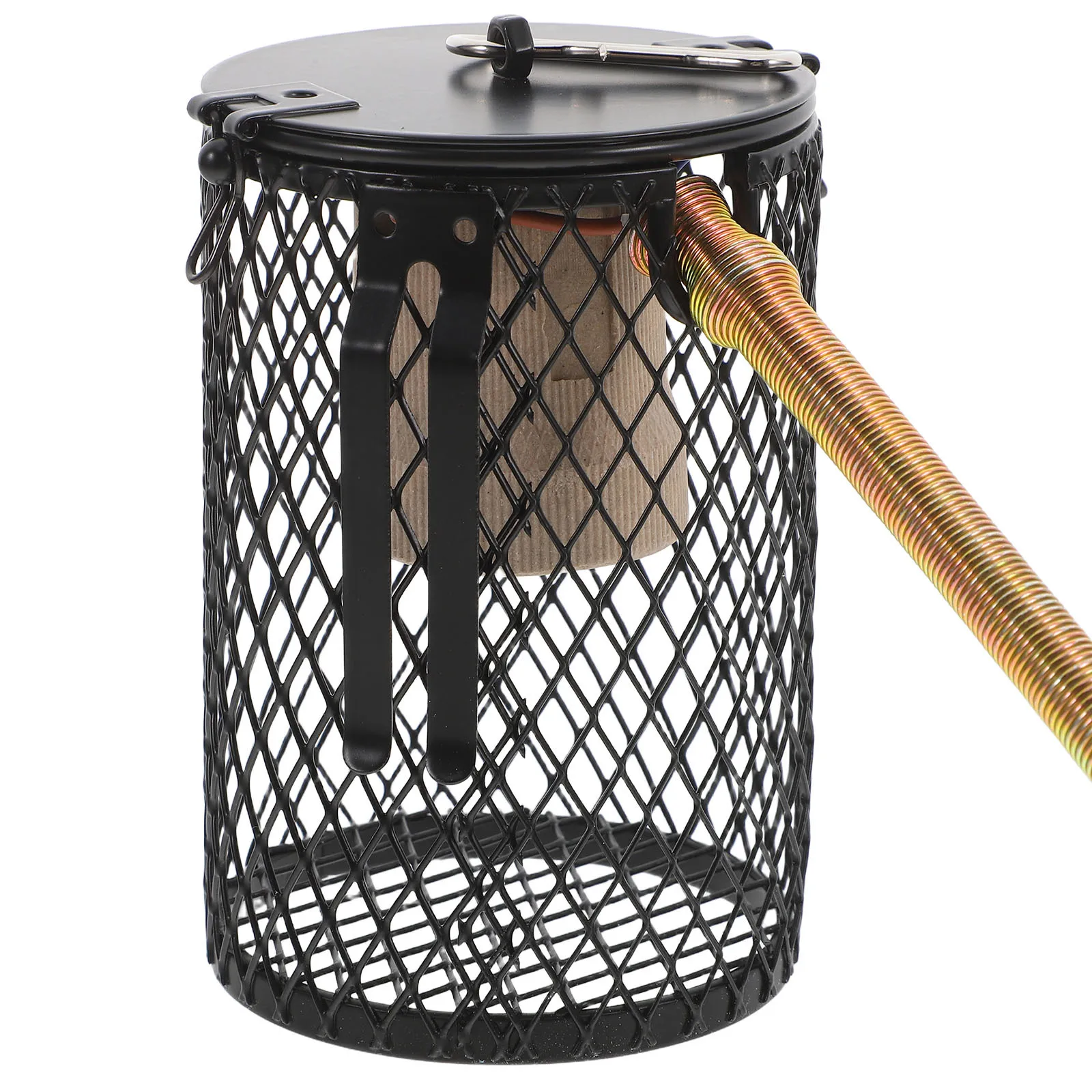 

Pet Heating Lamp Anti-Scald Net for Lizard Parrot Turtle Cage Reptile Heat Lamp Safety Guard Us Plug Reptile Heating Lampshade