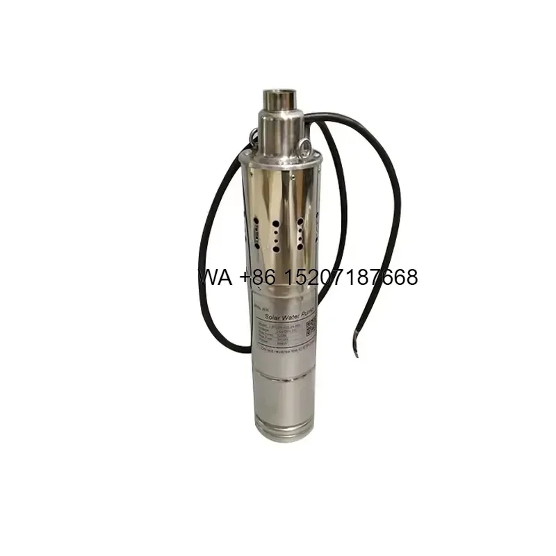 Wmwmnu 24V DC Solar Screw Submersible Stainless Steel Water Pump 690W OEM for Irrigation Agriculture Zambia