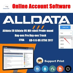 2025 Alldata Online Account Repair Diagram Workshop Software Hay-nes Pro Mit-chell Support Mobile/PC Login