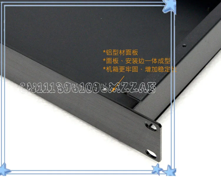 1U 19 Inch Rack Mount Chassis, Standard Plug in Box for Server, Custom Non Standard Sheet Metal Enclosure