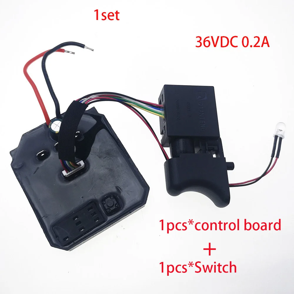 

Control Board+Switch For Dayi 2106/169/6802 Brushless Electric Wrench Motherboard Accessories Speed Switch Drive Board Controlle