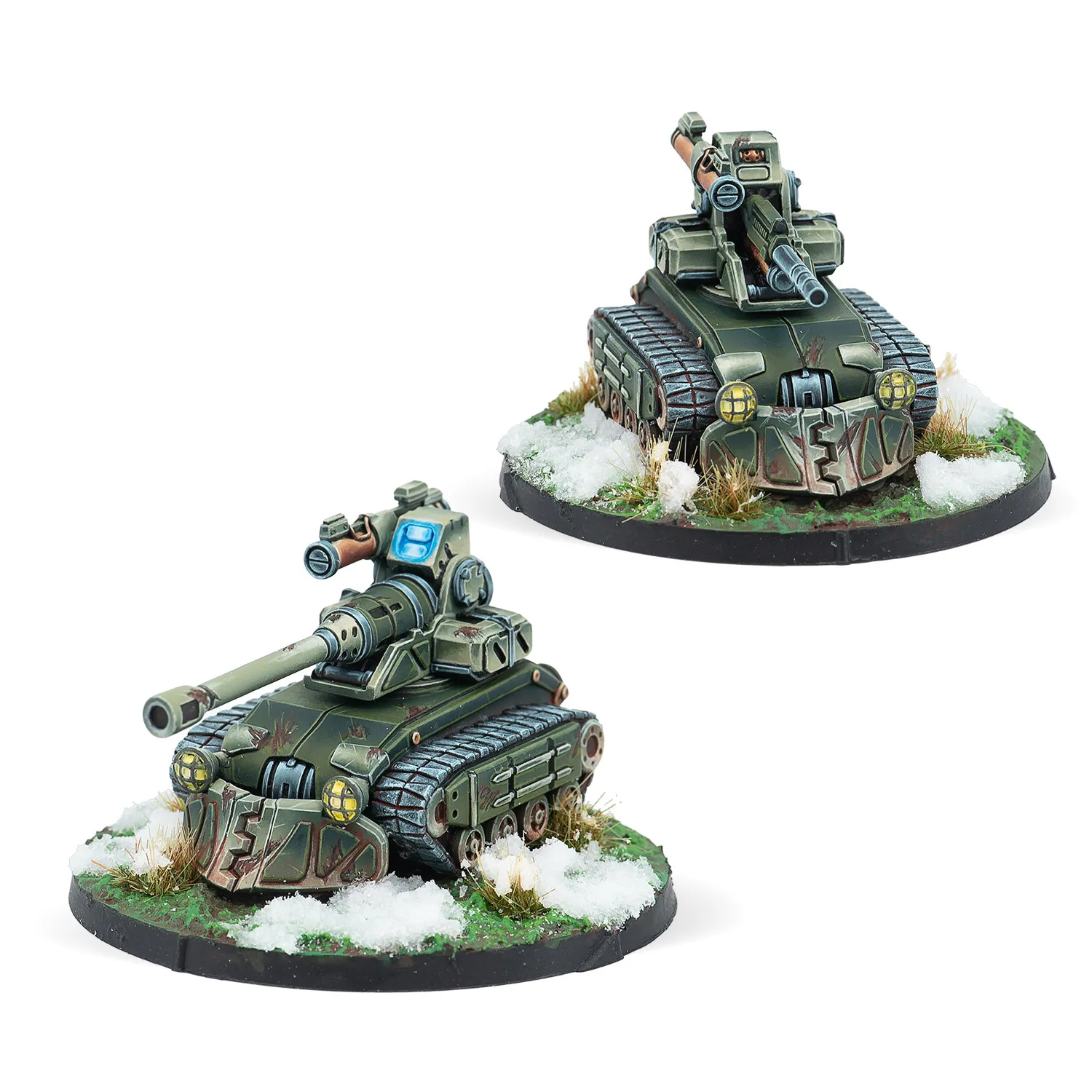 Resin Mover Double Unpainted Die Casting Resin Model Kit, Including Base, DIY Model Kit