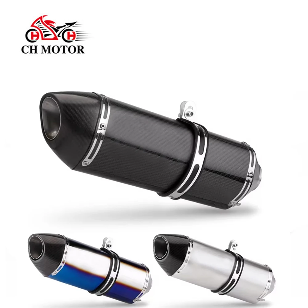 

high performance 51mm Universal Motorcycle Exhaust Muffler Escape Moto slip-on high quality