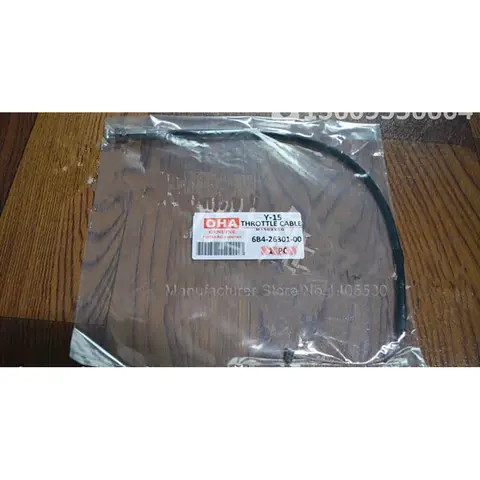 Outboard Motor Part Throttle Cable 6b4 For Yamaha Outboard 15 Hp Boat Engine Durable Stainless Steel Wire