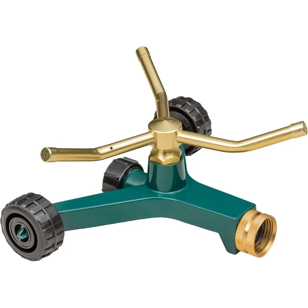 

58257n lawn and garden 3-arm metal sprinkler with wheel base