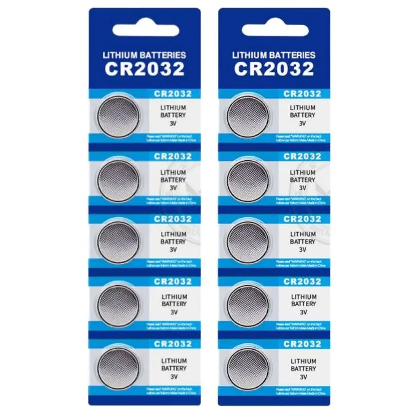 5-60PCS CR2032 CR 2032 Button Battery 3V Lithium Battery For Watch Toy Calculator Car Remote Control Button Coin Cell