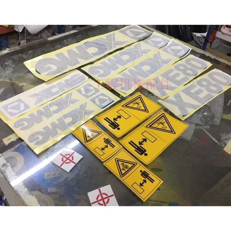 

Excavator Parts for XCMG XE60/75/80/85/135/150/200/215/235/265 Excavator Whole Car Sticker