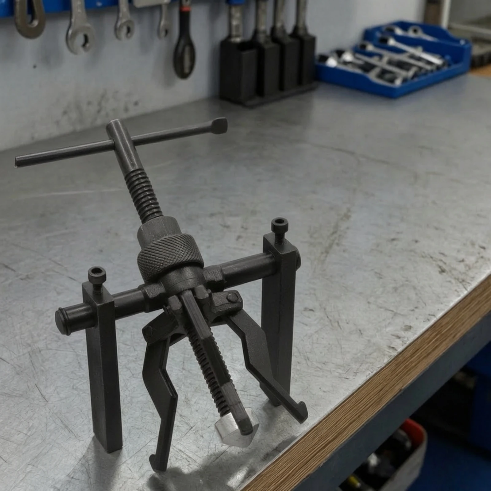 Inner-Bearing Puller Carbon Steel Bearing Puller with Adjustable Gripping Surfaces Gear Extractor High Hardness Tool