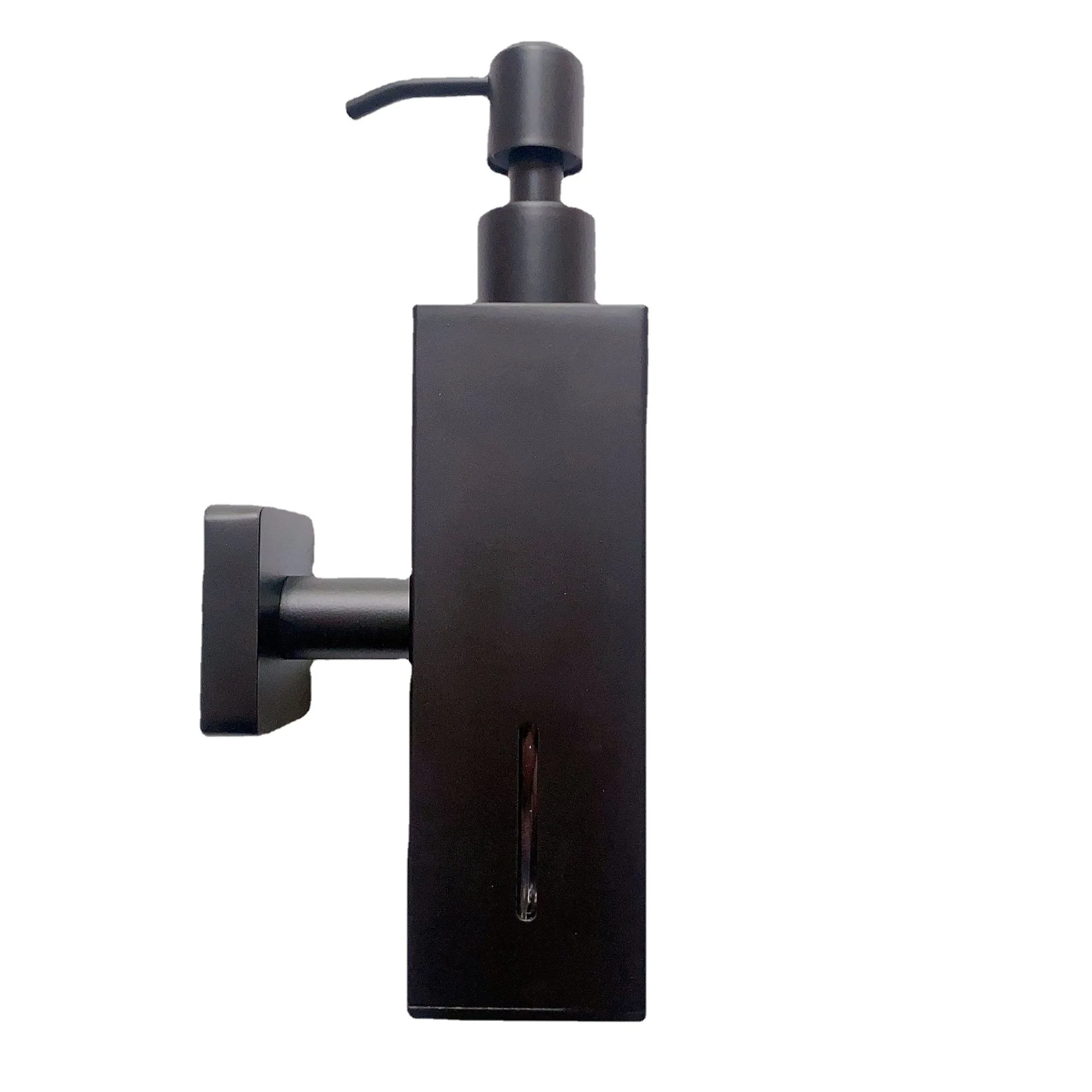 304 Stainless Steel Manual Soap Dispenser High Quality Golden Brushed Black Square Round Soap Dispenser for Hotel Bathrooms