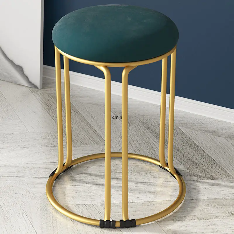 Light Luxury Stool Household Chair Can Be Stacked Round Stool Network Red Table Stool Modern Simple Small Round Sto