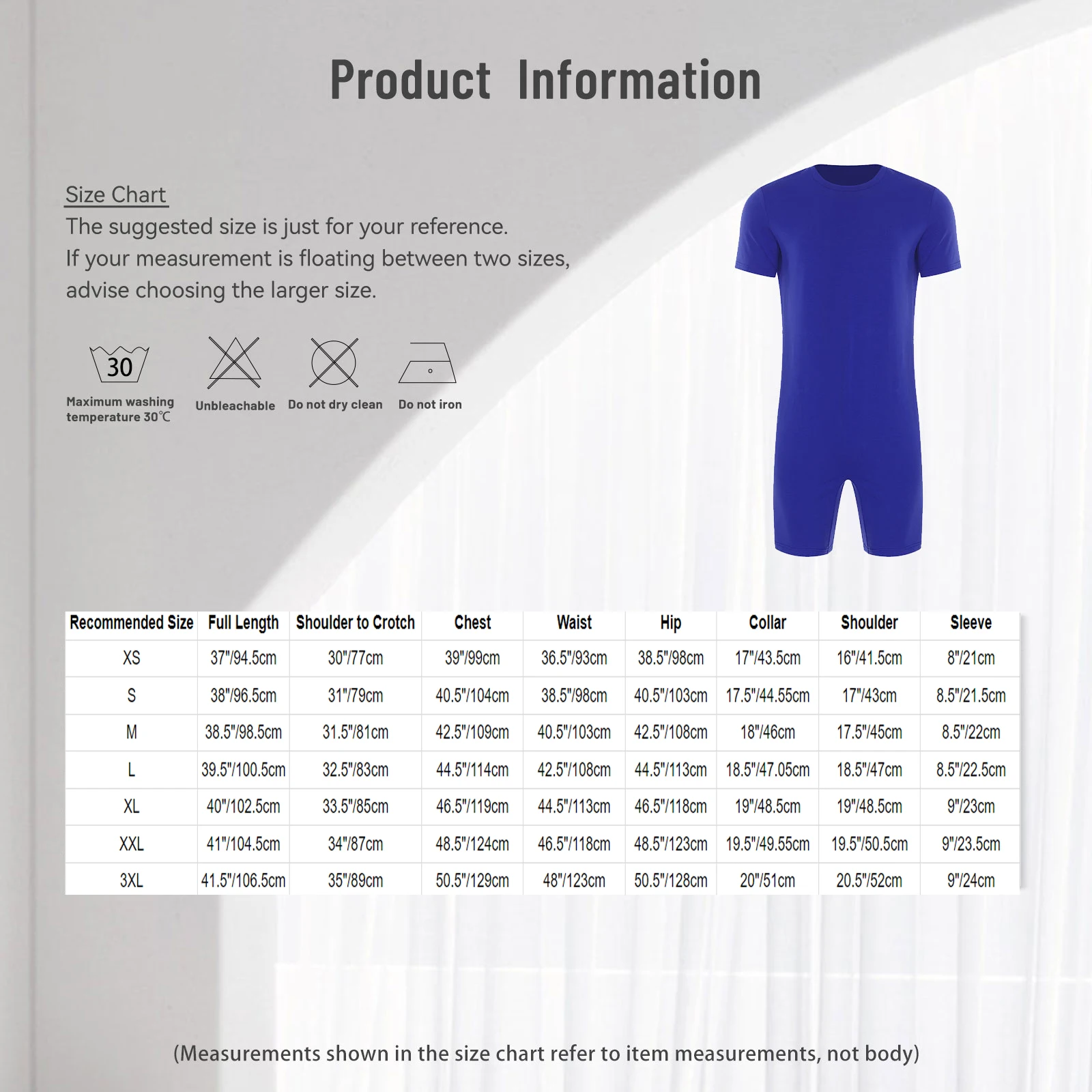 

Adults Anti-strip Adaptive Jumpsuit Short Sleeve Short Bottom Back Zipper One-piece Rompers for Elderly Special Needs Patients