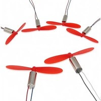 DIY 4 x DC 3.7V 50000RPM 716 Hollow Cup Coreless High-speed Motor with 4 x 55MM Propeller Cw CCW for DIY Micro FPV Quadcopter