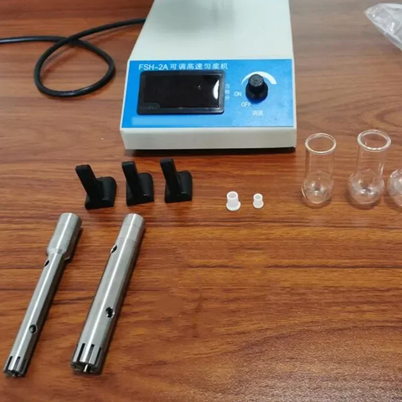 220 فولت جديد FSH-2A قابل للتعديل عالية السرعة الخالط شاشة ديجيتال الخالط مختبر عالية السرعة الخالط مستحلب