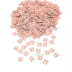Number Confetti Balloon 30 40 50 60 30th 40th 50th 60th Birthday Party Anniversary Tabletop Table Scatter Centerpiece Decoration