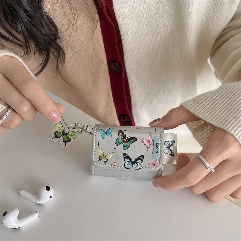 Роскошные Разноцветные наушники-бабочки для AirPods 3 Pro 2 1 гарнитура с зарядным боксом защитный чехол для наушников air pod 2