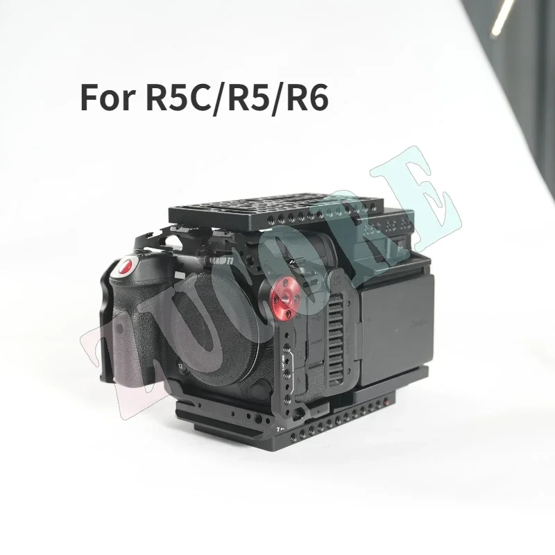 أحدث نسخة مطورة وحدة توسيع لوحة البطارية على شكل حرف V Cineback لكاميرا R5C/R5 R6 مع ألواح الجبن العلوية والسفلية