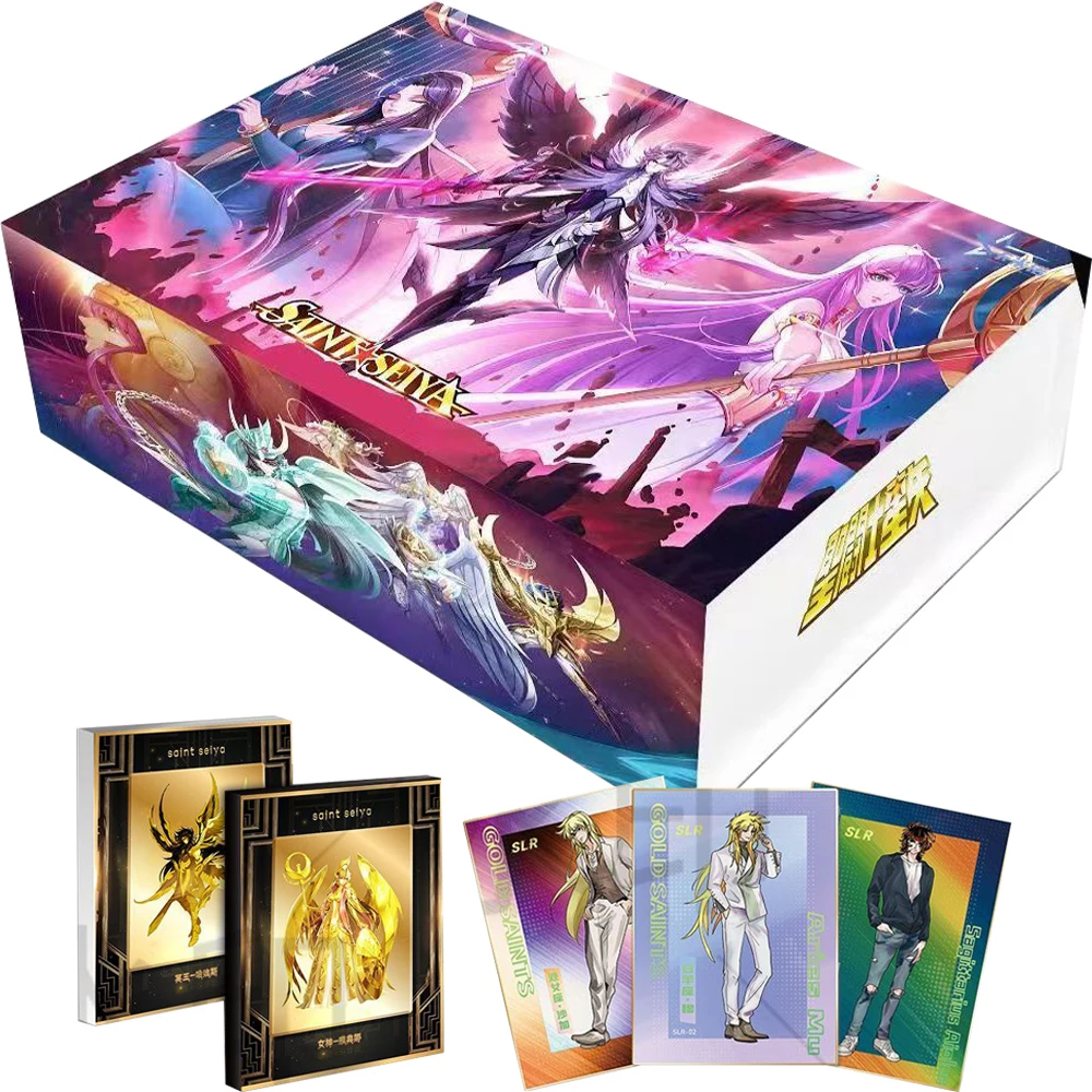 

Saint Seiya Collection Card For Child Classic Japanese Anime Saori Kido Aiolia Sion Rare Gold Book Limited Game Card Kids Gifts