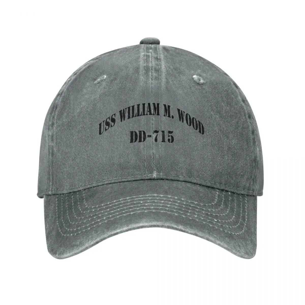 USS WILLIAM M. WOOD (DD-715) SHIP'S STORE Baseball Cap Wild Ball Hat party Hat Women Caps Men's