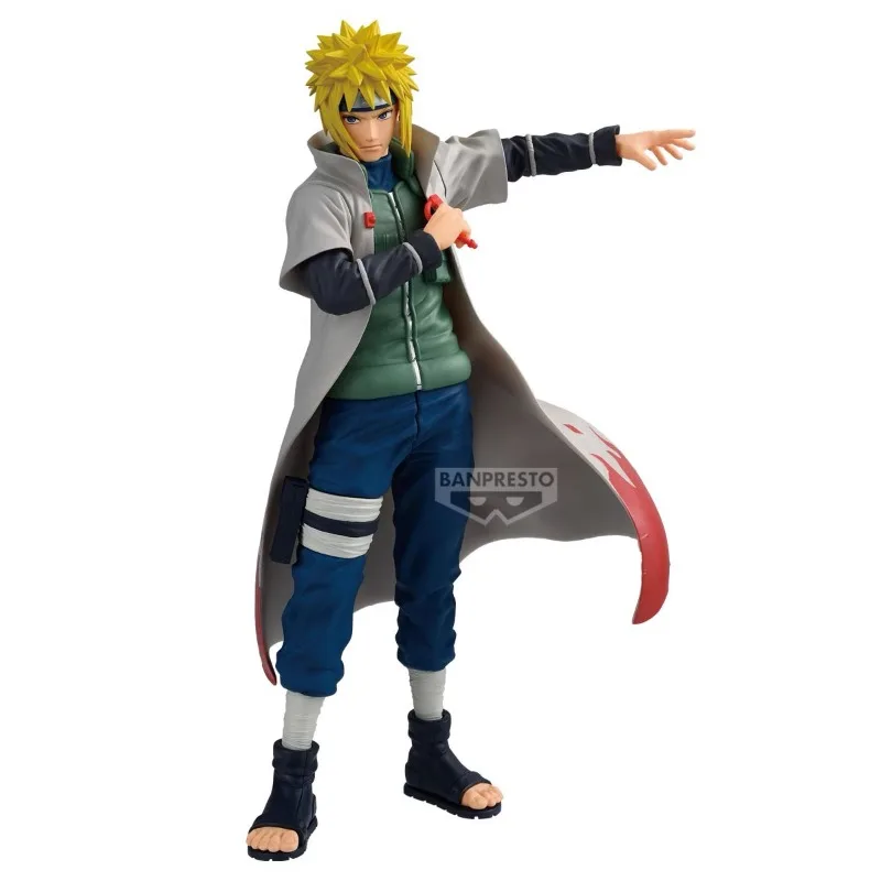 

Предпродажа, апрель 2026 г., оригинальные биографии BANDAI BANPRESTO NARUTO мира ниндзя, модели Namikaze Minato, анимационные фигурки, игрушки