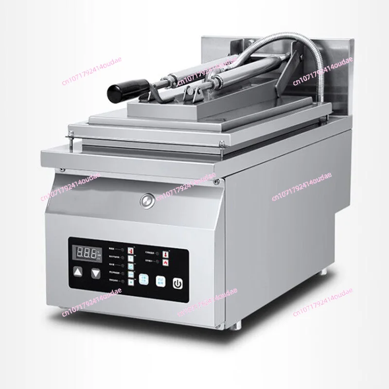 

110V 220V Fully Automatic Single Head Double Head CNC Dumpling Frying Machine Steaming Frying