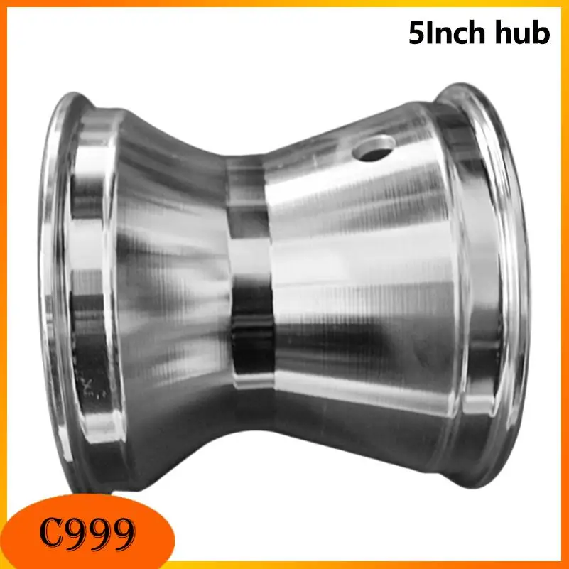 Enhance your off-road ATV or DIY go kart with this sturdy 5-inch front wheel hub accessory.