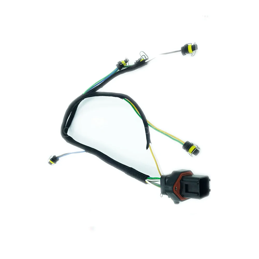 419-0841 For 330 340D 325C 336 330D Diesel Fuel Injector Connector Plug With Wire Cable Pigtail C7 C9 Engine Excavator Parts