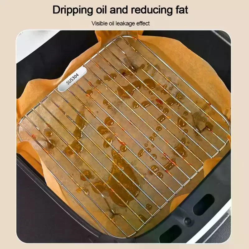 Kitchen Baking Rack - 304 Paslanmaz Çelik Hava Fritözü Yağ