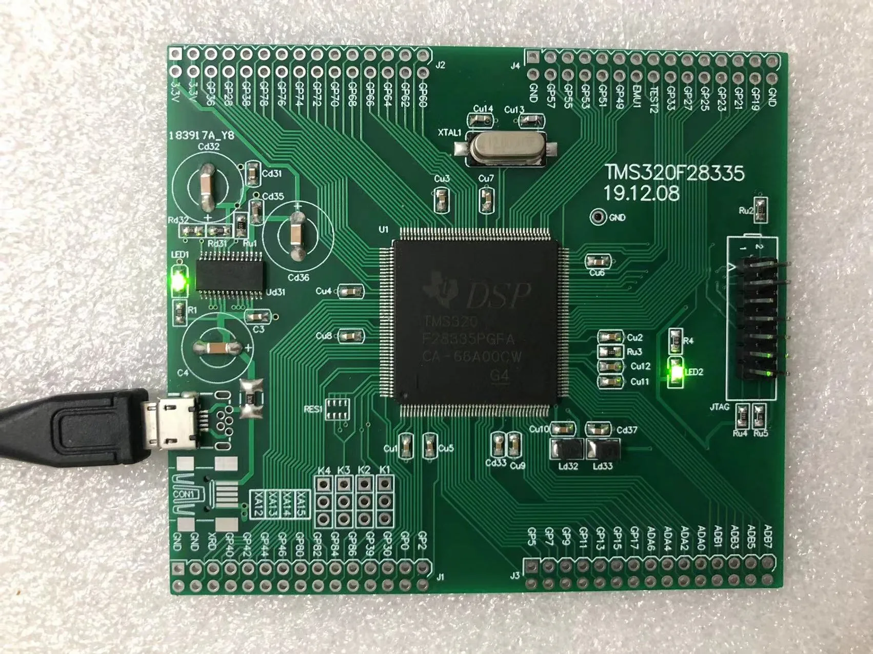 TMS320F28335 Development Board DSP Minimum System Board F28335 Industrial Control Board