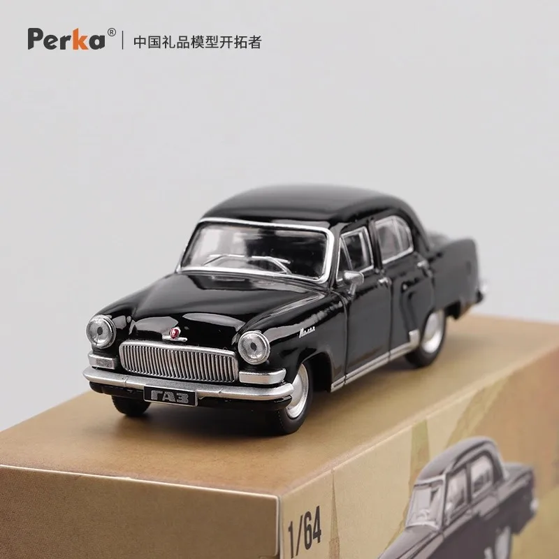 新型ペルカ 1/64 ソ連旧車 ヴォルガ M21 ガズ-21 合金製カーモデル シミュレーション カスタムギフト コレクタブル ミニチュア 鉄道車両