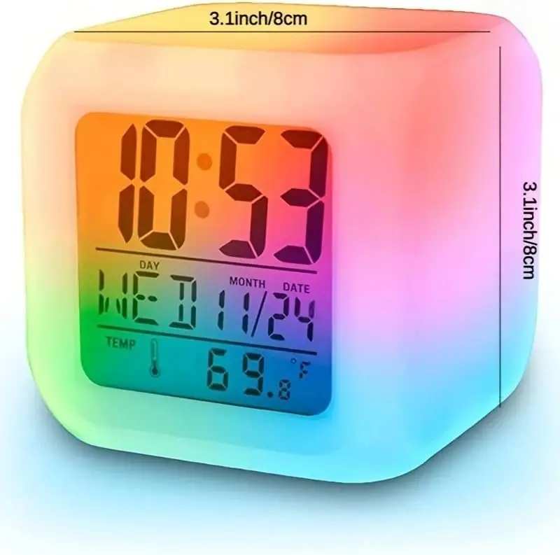Color Changing Alarm Clock 2