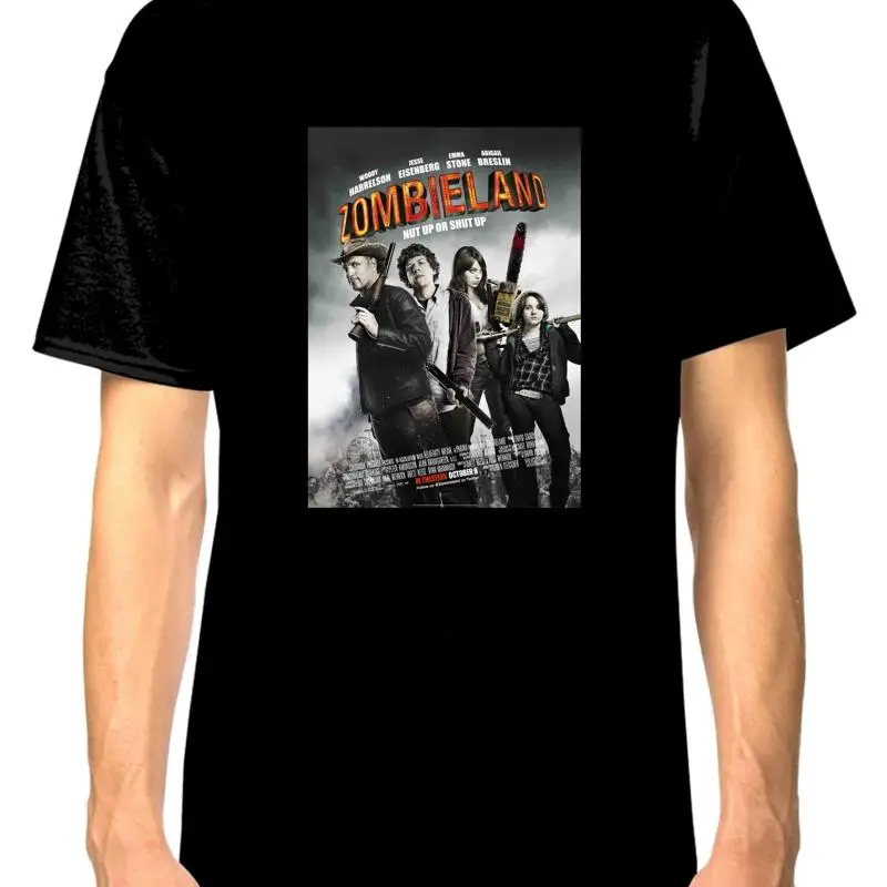 زومبي لاند تي شيرت 100 قطن رعب عالي الجودة #1