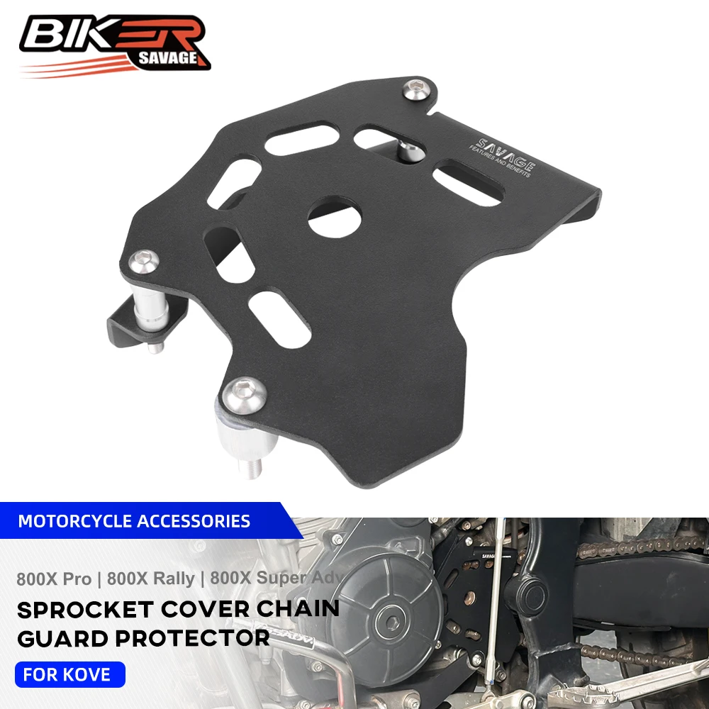 

For KOVE 800X Pro Chain Guard Cover 800X Rally 800X Super Adv 2024-2025 Chains Chainguard Cap Protector Motorcycle Accessories