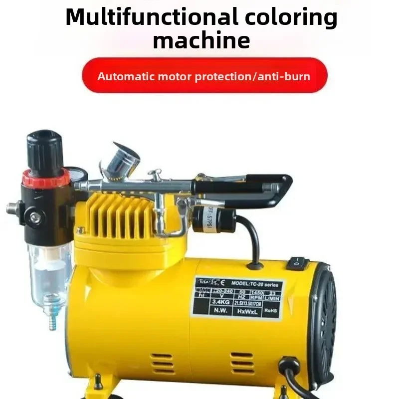 Foam fondant cake mousse spray color machine food engraving coloring air pump