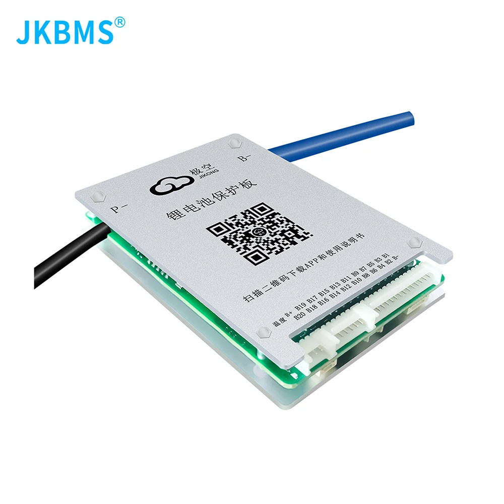 JKBMS BD6A17S8P Smart bms BT 8S 10S 16S 17S  24V 48V BATTERY WITH 0.6A ACTIVE BALANCE bms lifepo4 Li-ion LTO