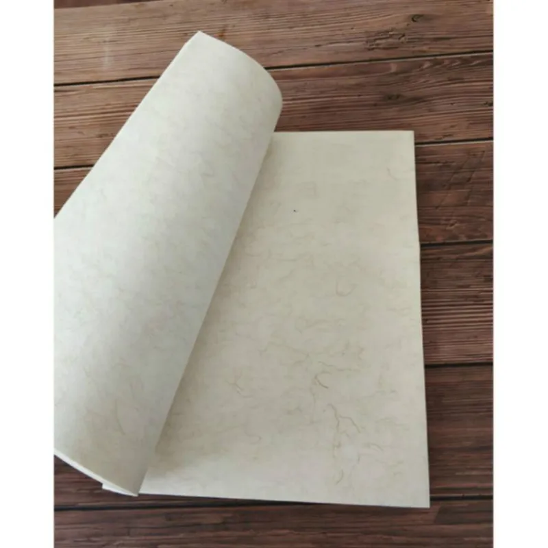 A4 Printing Rice Paper Plants Flower Fiber Print Rice Paper Half Ripe Printing Rice Paper Letterhead Calligraphy Painting Papier